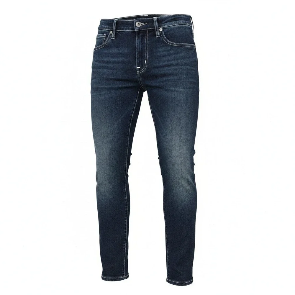 True Religion Rocco Mens Size 34 Dark Woodland Wash Big T Flap Skinny Jeans